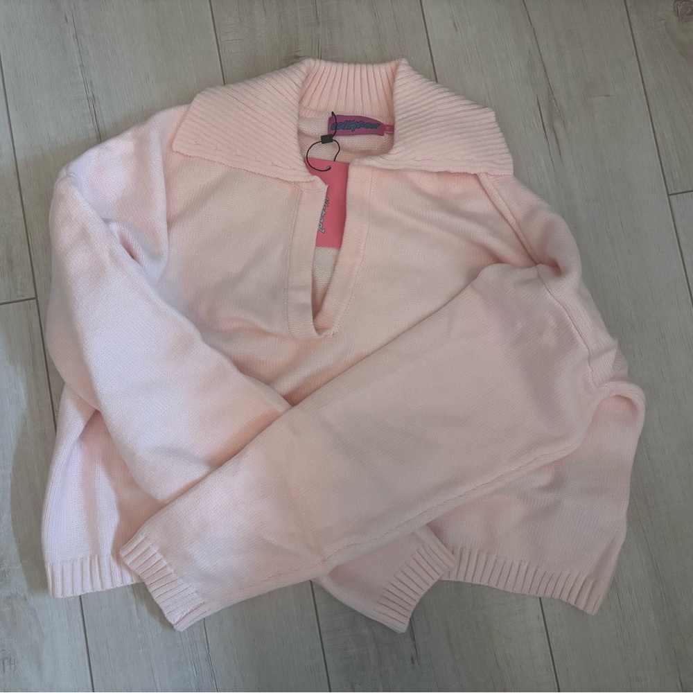 pink edikted sweater